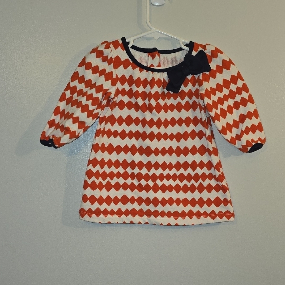 Gymboree Red and White Geometric Dress LOT-R2